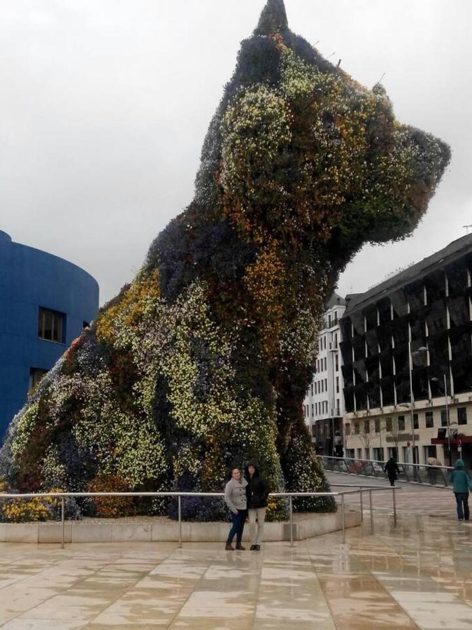 Apartamento apto con garaje para 5 personas cerca ayuntamiento Bilbao Exterior foto